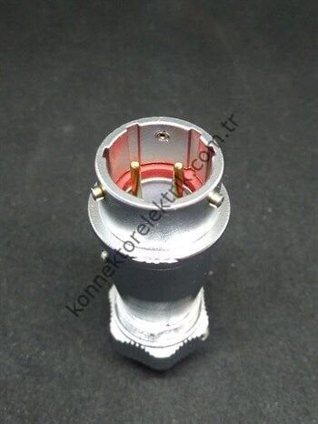 WY16J2ZE IP67 Metal Bayonet Karşıt Tip Konnektör