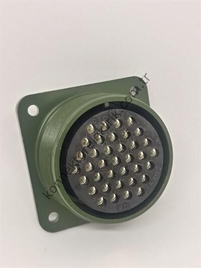 HZ CONNECTORS MS3102E 28-12S 26 Pin Metal Kasa Panel Tipi Dişi Askeri Konnektör