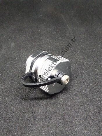 WEIPU WY16J2ZM 2 Pin IP67 Metal Kasa Bayonet Panel Tipi Erkek Su Geçirmez Konnektör