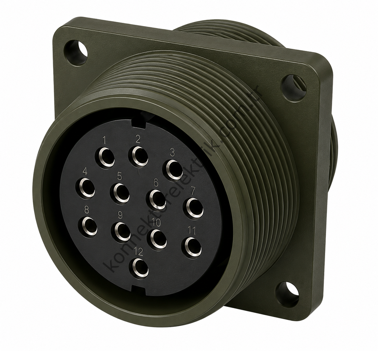 HZ CONNECTORS MS3102E 28-9S 12 Pin Metal Kasa Panel Tipi Dişi Askeri Konnektör