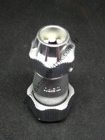 WEIPU WY16J2TE 2 Pin IP67 Metal Kasa Bayonet Kablo Tipi Erkek Su Geçirmez Konnektör