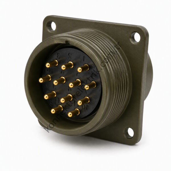HZ CONNECTORS MS3102E 28-9P 12 Pin Metal Kasa Panel Tipi Erkek Askeri Konnektör