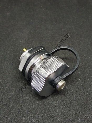 WEIPU WY16K2ZM 2 Pin IP67 Metal Kasa Bayonet Panel Tipi Dişi Su Geçirmez Konnektör