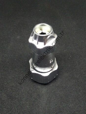 WY16K3TE IP67 Metal Bayonet Kablo Tipi Konnektör