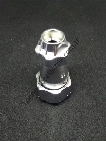 WEIPU WY16K3TE 3 Pin IP67 Metal Kasa Bayonet Kablo Tipi Dişi Su Geçirmez Konnektör