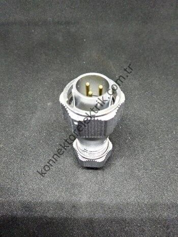 WY16J3TE IP67 Metal Bayonet Kablo Tipi Konnektör