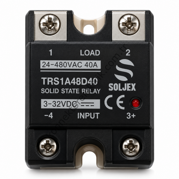 SOLJEX 40A DC Giriş / DC Çıkış Monofaze SSR