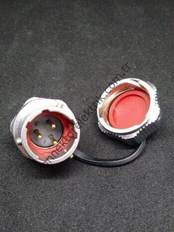 WY16J3ZM IP67 Metal Bayonet Panel Tipi Konnektör