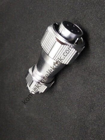 WY16K4TE IP67 Metal Bayonet Kablo Tipi Konnektör