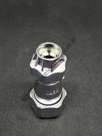 WY16K4TE IP67 Metal Bayonet Kablo Tipi Konnektör