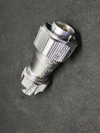 WY16J4TE IP67 Metal Bayonet Kablo Tipi Konnektör