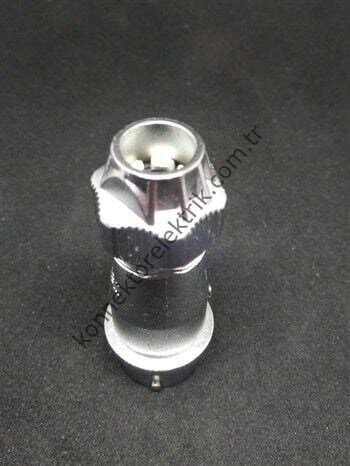 WEIPU WY16K4ZE 4 Pin IP67 Metal Kasa Bayonet Karşıt Kablo Tipi Dişi Su Geçirmez Konnektör