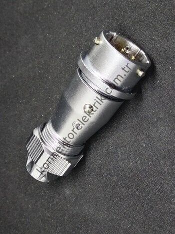 WY16J4ZE IP67 Metal Bayonet Karşıt Tip Konnektör