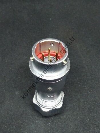 WY16J4ZE IP67 Metal Bayonet Karşıt Tip Konnektör