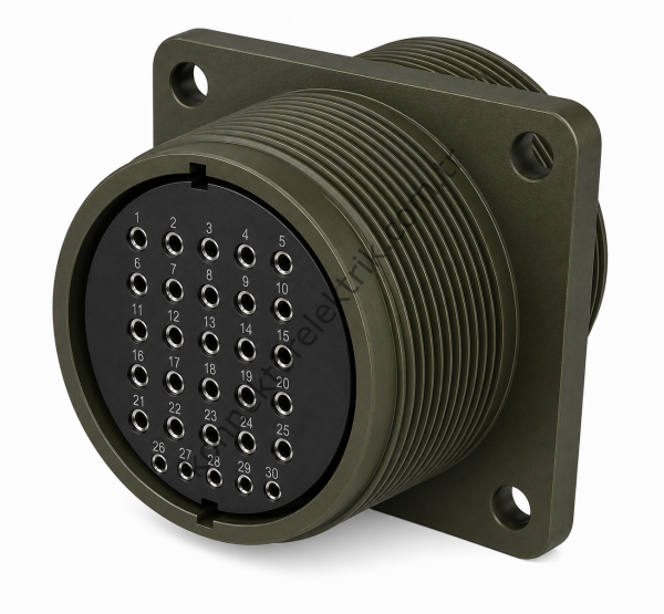 HZ CONNECTORS MS3102E 32-8S 30 Pin Metal Kasa Panel Tipi Dişi Askeri Konnektör