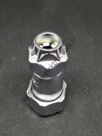 WY16K5TE IP67 Metal Bayonet Kablo Tipi Konnektör
