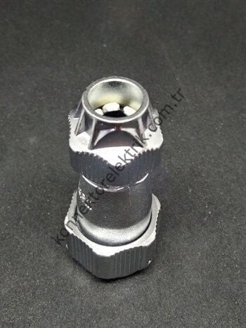 WEIPU WY16K5TE 5 Pin IP67 Metal Kasa Bayonet Kablo Tipi Dişi Su Geçirmez Konnektör