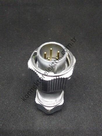 WY16J5TE IP67 Metal Bayonet Kablo Tipi Konnektör