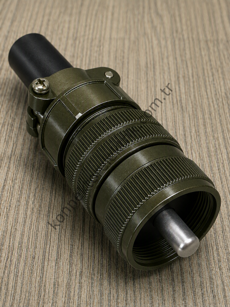 HZ CONNECTORS MS3106F 24-2P 1 Pin Metal Kasa Kablo Tipi Erkek Askeri Konnektör