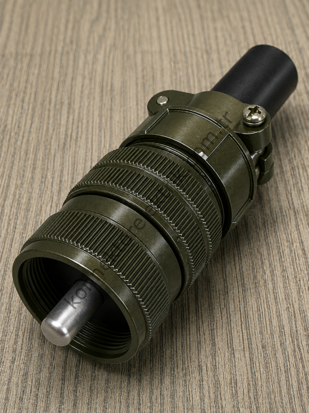 HZ CONNECTORS MS3106F 24-2P 1 Pin Metal Kasa Kablo Tipi Erkek Askeri Konnektör
