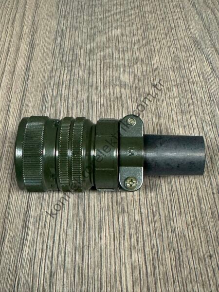 HZ CONNECTORS MS3106F 24-2P 1 Pin Metal Kasa Kablo Tipi Erkek Askeri Konnektör