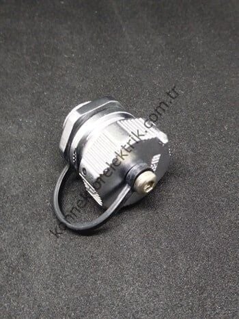 WEIPU WY16J5ZM 5 Pin IP67 Metal Kasa Bayonet Panel Tipi Erkek Su Geçirmez Konnektör