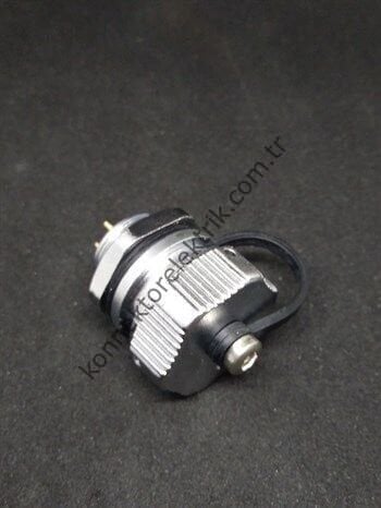 WEIPU WY16K5ZM 5 Pin IP67 Metal Kasa Bayonet Panel Tipi Dişi Su Geçirmez Konnektör