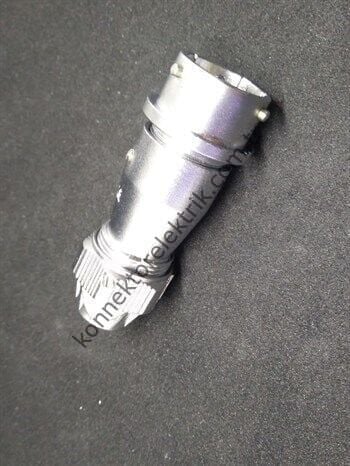 WEIPU WY16J5ZE 5 Pin IP67 Metal Kasa Bayonet Karşıt Kablo Tipi Erkek Su Geçirmez Konnektör