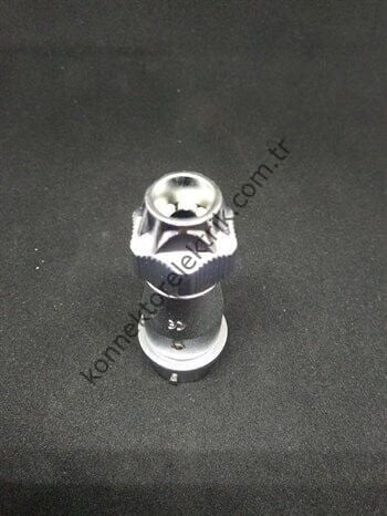 WEIPU WY16K5ZE 5 Pin IP67 Metal Kasa Bayonet Karşıt Kablo Tipi Dişi Su Geçirmez Konnektör