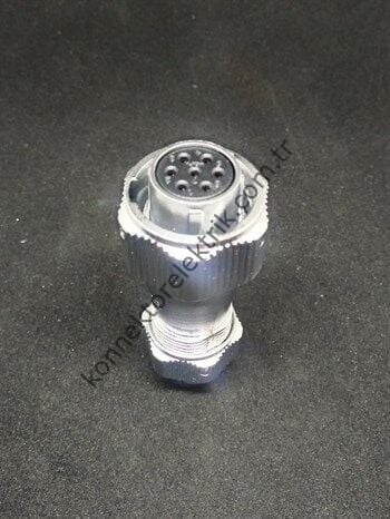 WEIPU WY16K7TE 7 Pin IP67 Metal Kasa Bayonet Kablo Tipi Dişi Su Geçirmez Konnektör