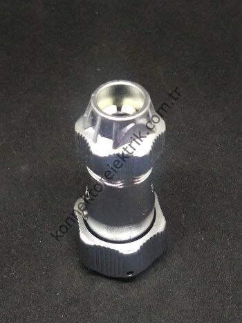 WY16K7TE IP67 Metal Bayonet Kablo Tipi Konnektör