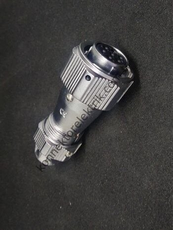 WEIPU WY16K7TE 7 Pin IP67 Metal Kasa Bayonet Kablo Tipi Dişi Su Geçirmez Konnektör