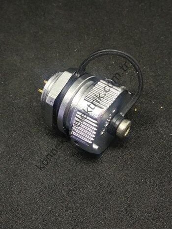 WEIPU WY16J7ZM 7 Pin IP67 Metal Kasa Bayonet Panel Tipi Erkek Su Geçirmez Konnektör