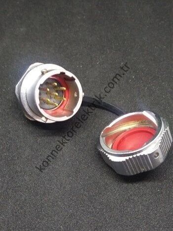 WY16J7ZM IP67 Metal Bayonet Panel Tipi Konnektör