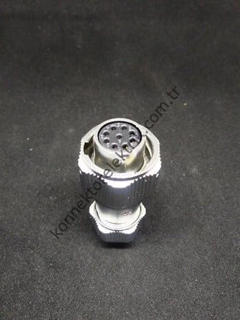 WEIPU WY16K9TE 9 Pin IP67 Metal Kasa Bayonet Kablo Tipi Dişi Su Geçirmez Konnektör