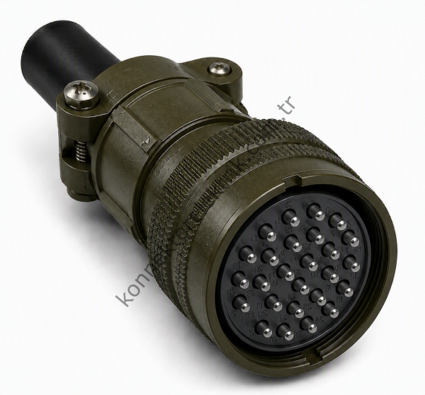 HZ CONNECTORS MS3106F 28-12P 26 Pin Metal Kasa Kablo Tipi Erkek Askeri Konnektör