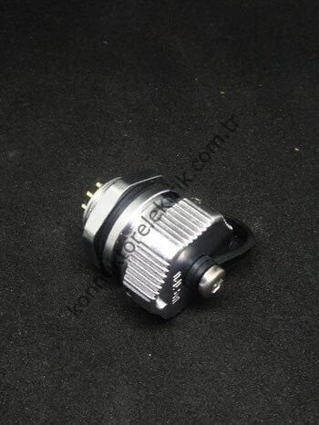 WEIPU WY16J9ZM 9 Pin IP67 Metal Kasa Bayonet Panel Tipi Erkek Su Geçirmez Konnektör