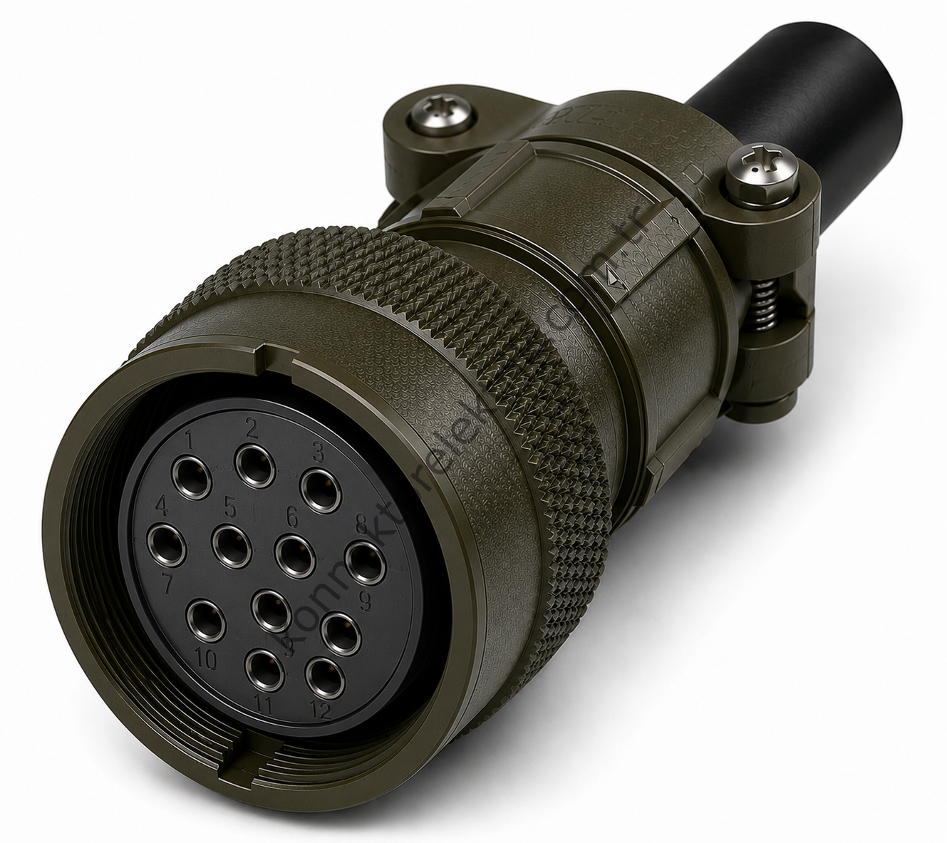 HZ CONNECTORS MS3106F 28-9S 12 Pin Metal Kasa Kablo Tipi Dişi Askeri Konnektör