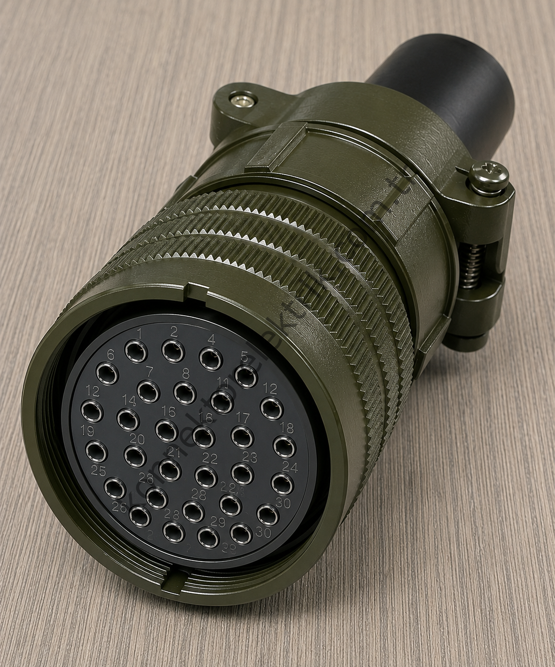 HZ CONNECTORS MS3106F 32-8S 30 Pin Metal Kasa Kablo Tipi Dişi Askeri Konnektör