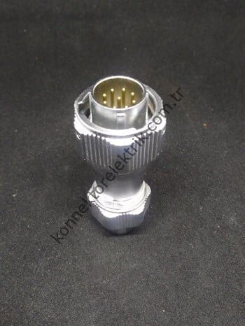 WEIPU WY16J9TE 9 Pin IP67 Metal Kasa Bayonet Kablo Tipi Erkek Su Geçirmez Konnektör