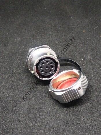 WEIPU WY16K9ZM 9 Pin IP67 Metal Kasa Bayonet Panel Tipi Dişi Su Geçirmez Konnektör