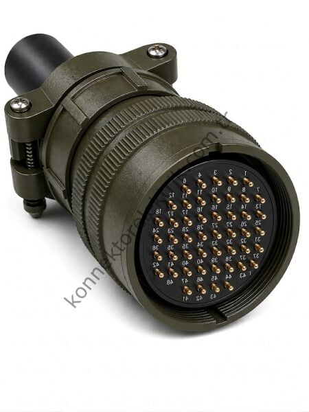 HZ CONNECTORS MS3106F 36-10P 48 Pin Metal Kasa Kablo Tipi Erkek Askeri Konnektör