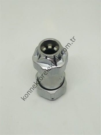 WEIPU WY20K7TE 7 Pin IP67 Metal Kasa Bayonet Kablo Tipi Dişi Su Geçirmez Konnektör