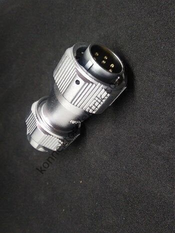 WY20J7TE IP67 Metal Bayonet Kablo Tipi Konnektör