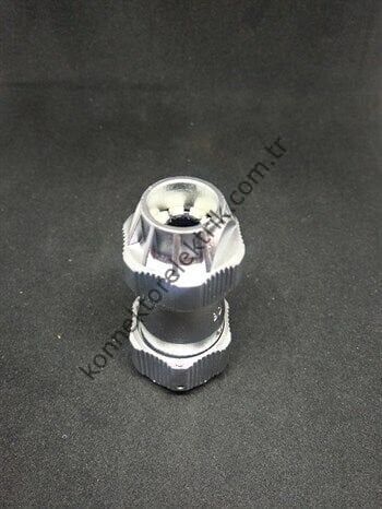 WEIPU WY20J7TE 7 Pin IP67 Metal Kasa Bayonet Kablo Tipi Erkek Su Geçirmez Konnektör