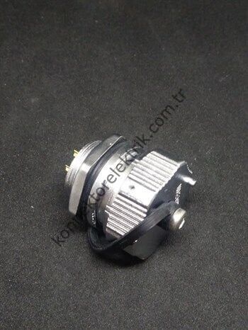 WEIPU WY20K7ZM 7 Pin IP67 Metal Kasa Bayonet Panel Tipi Dişi Su Geçirmez Konnektör