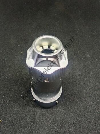 WEIPU WY20J4ZE 4 Pin IP67 Metal Kasa Bayonet Karşıt Kablo Tipi Erkek Su Geçirmez Konnektör