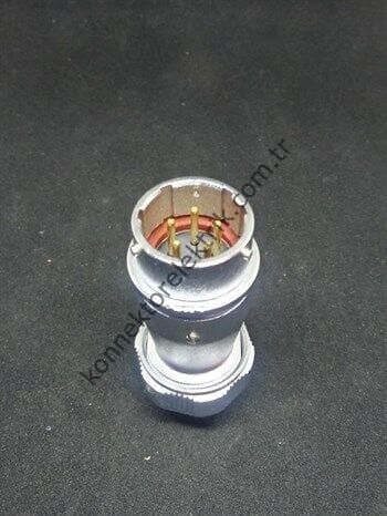 WEIPU WY20J5ZE 5 Pin IP67 Metal Kasa Bayonet Karşıt Kablo Tipi Erkek Su Geçirmez Konnektör