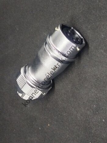 WEIPU WY20K5ZE 5 Pin IP67 Metal Kasa Bayonet Karşıt Kablo Tipi Dişi Su Geçirmez Konnektör
