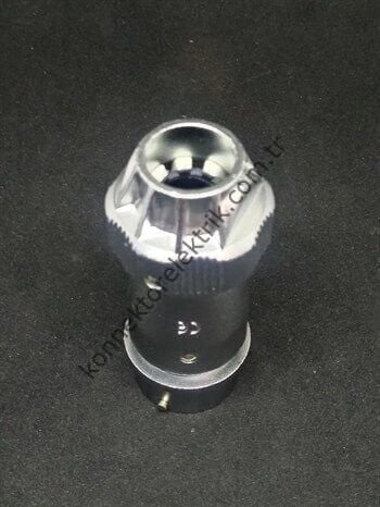 WEIPU WY20K5ZE 5 Pin IP67 Metal Kasa Bayonet Karşıt Kablo Tipi Dişi Su Geçirmez Konnektör